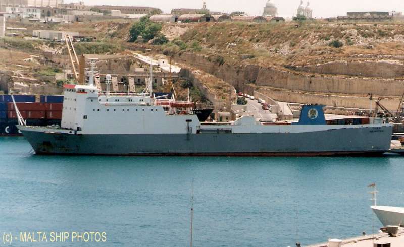 M/V Taba vessel profile